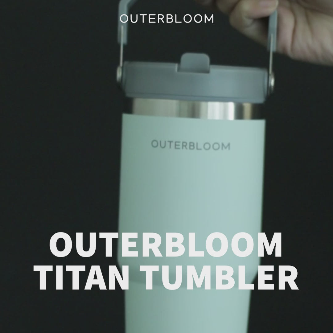 Outerbloom Personalized  Tumbler Titan Light Cyan - 500 mL