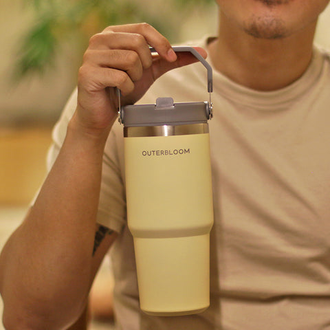 Outerbloom Personalized  Tumbler Titan Creamy Beige - 500 mL