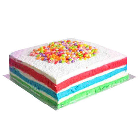 Lovely Rainbow Cheesecake