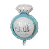 I Do - Ring Balloon (Blue)
