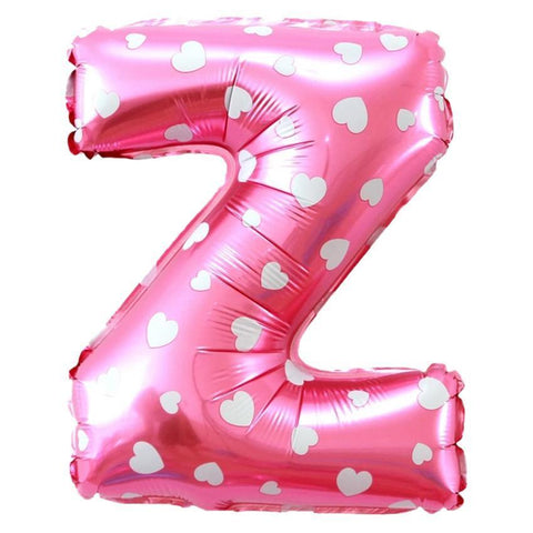Pink Alphabet Foil Balloon A-Z