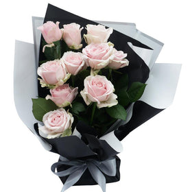 Simply Charming Rose Bouquet - Classy Pink
