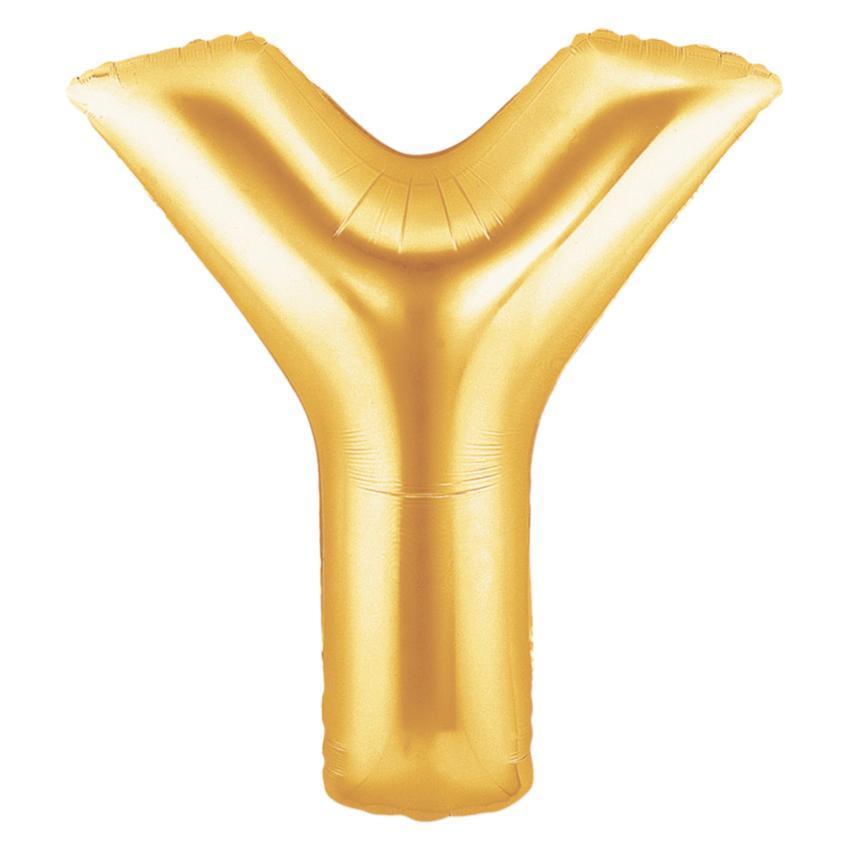 Gold Alphabet Foil Balloon A-Z