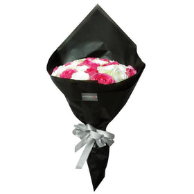 Black Pearl White Pink Big Bouquet