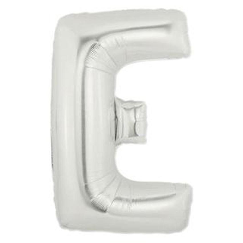 Silver Alphabet Foil Balloon A-Z