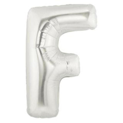 Silver Alphabet Foil Balloon A-Z