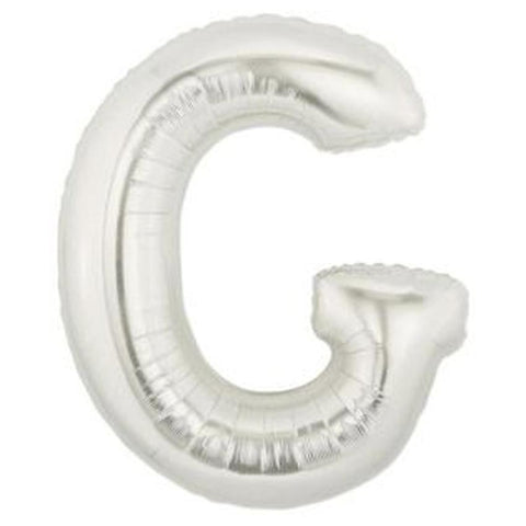 Silver Alphabet Foil Balloon A-Z