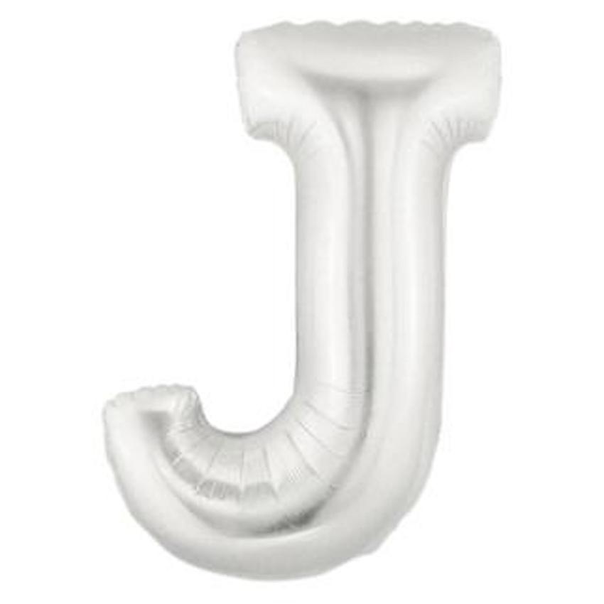 Silver Alphabet Foil Balloon A-Z