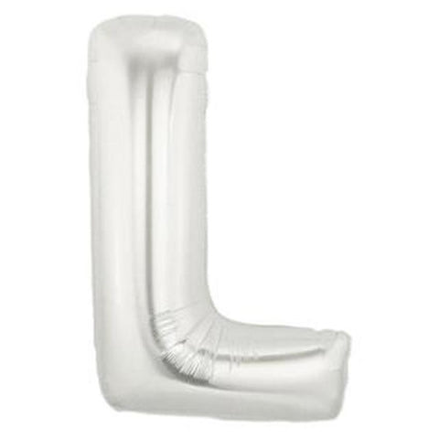 Silver Alphabet Foil Balloon A-Z