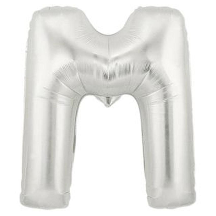 Silver Alphabet Foil Balloon A-Z