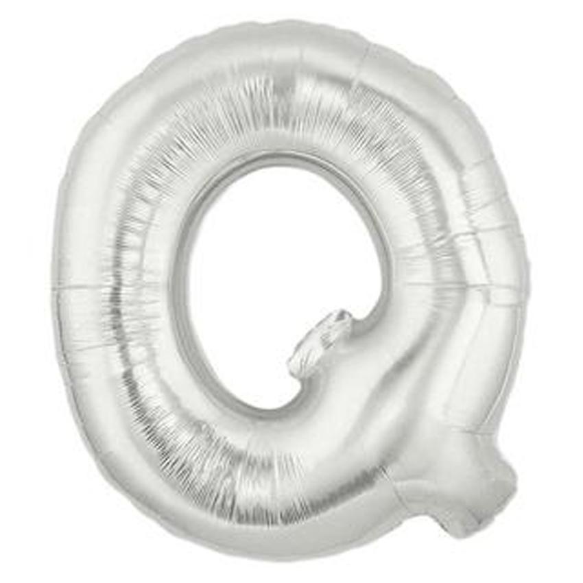 Silver Alphabet Foil Balloon A-Z