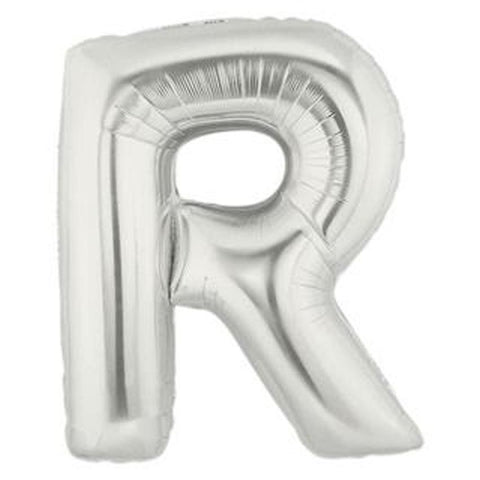 Silver Alphabet Foil Balloon A-Z