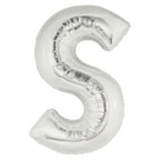 Silver Alphabet Foil Balloon A-Z