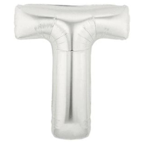 Silver Alphabet Foil Balloon A-Z