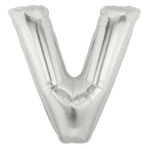 Silver Alphabet Foil Balloon A-Z