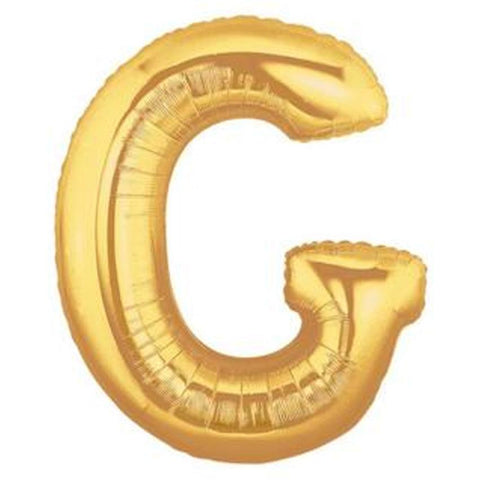 Gold Alphabet Foil Balloon A-Z