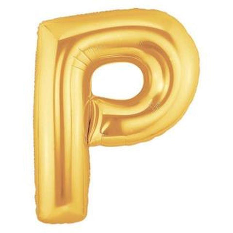 Gold Alphabet Foil Balloon A-Z