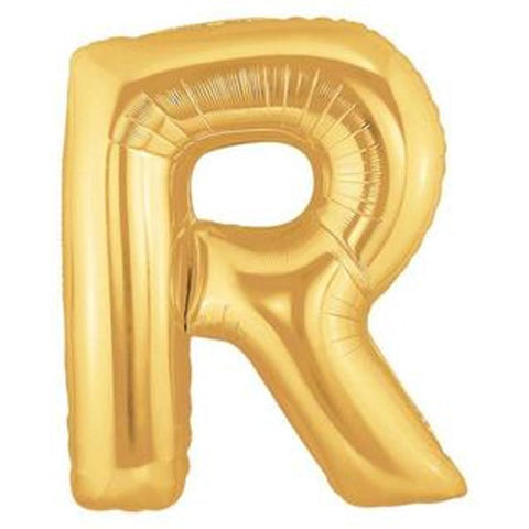Gold Alphabet Foil Balloon A-Z