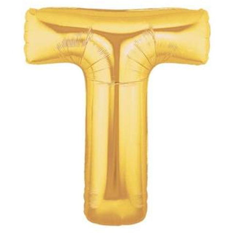 Gold Alphabet Foil Balloon A-Z