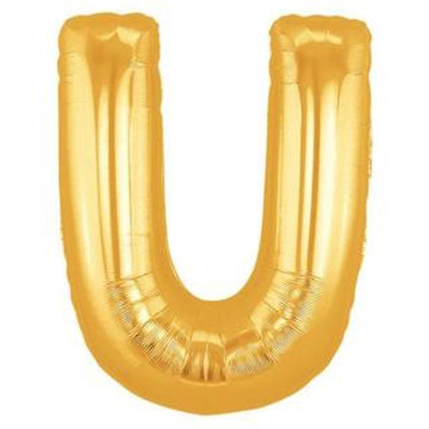 Gold Alphabet Foil Balloon A-Z
