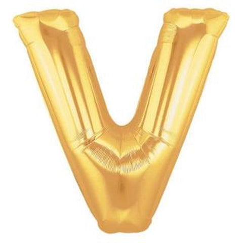 Gold Alphabet Foil Balloon A-Z