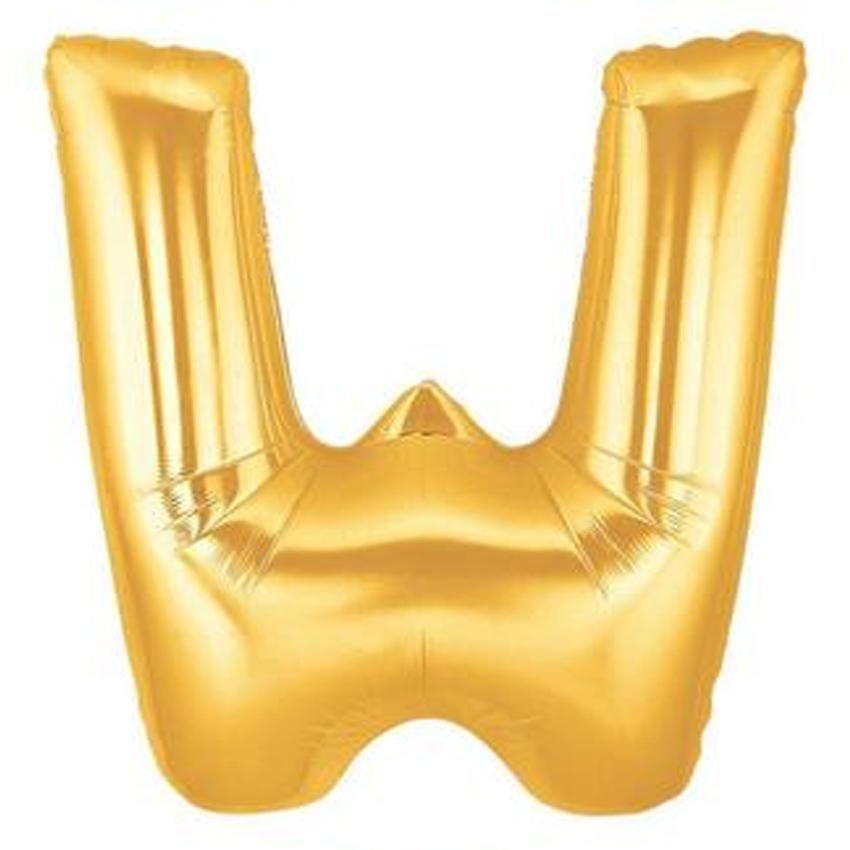 Gold Alphabet Foil Balloon A-Z
