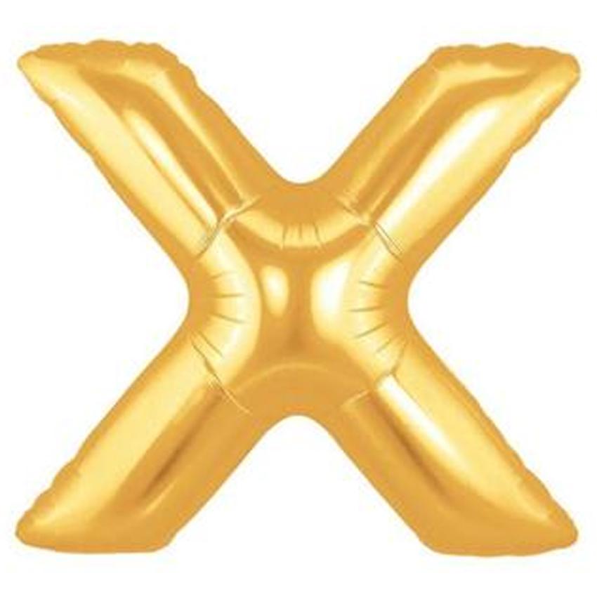 Gold Alphabet Foil Balloon A-Z