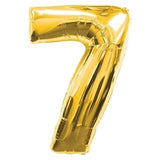 Jumbo Gold Number Foil Balloon 0-9