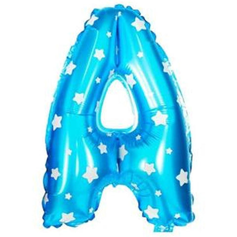 Blue Alphabet Foil Balloon A-Z