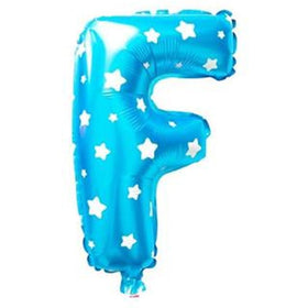 Blue Alphabet Foil Balloon A-Z