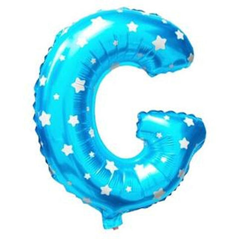 Blue Alphabet Foil Balloon A-Z