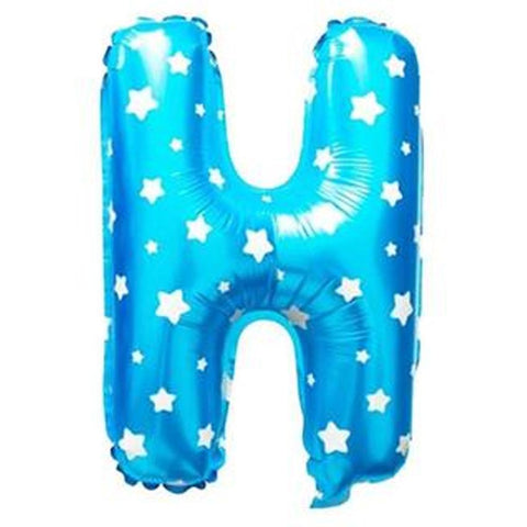 Blue Alphabet Foil Balloon A-Z