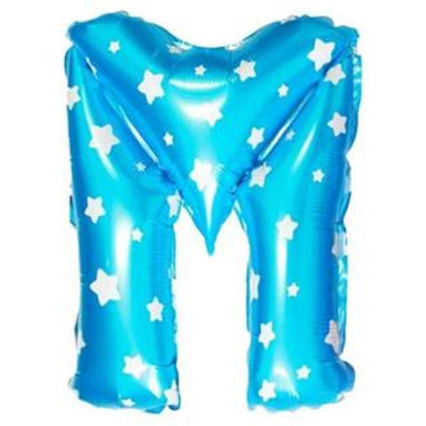 Blue Alphabet Foil Balloon A-Z