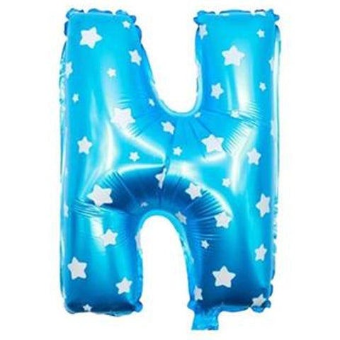 Blue Alphabet Foil Balloon A-Z