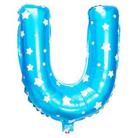 Blue Alphabet Foil Balloon A-Z