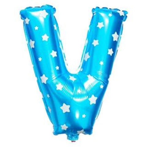Blue Alphabet Foil Balloon A-Z