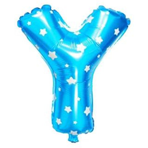 Blue Alphabet Foil Balloon A-Z