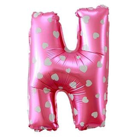 Pink Alphabet Foil Balloon A-Z