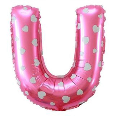 Pink Alphabet Foil Balloon A-Z