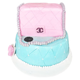 Chanel Style Handbag Cake