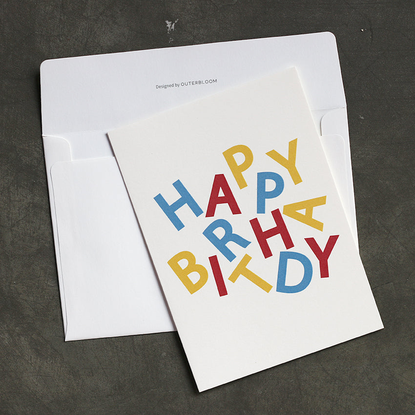 Outerbloom Cardkit Birthday Phrase