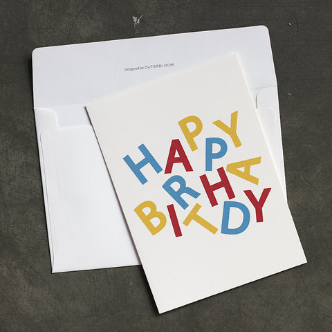 Outerbloom Cardkit Birthday Phrase