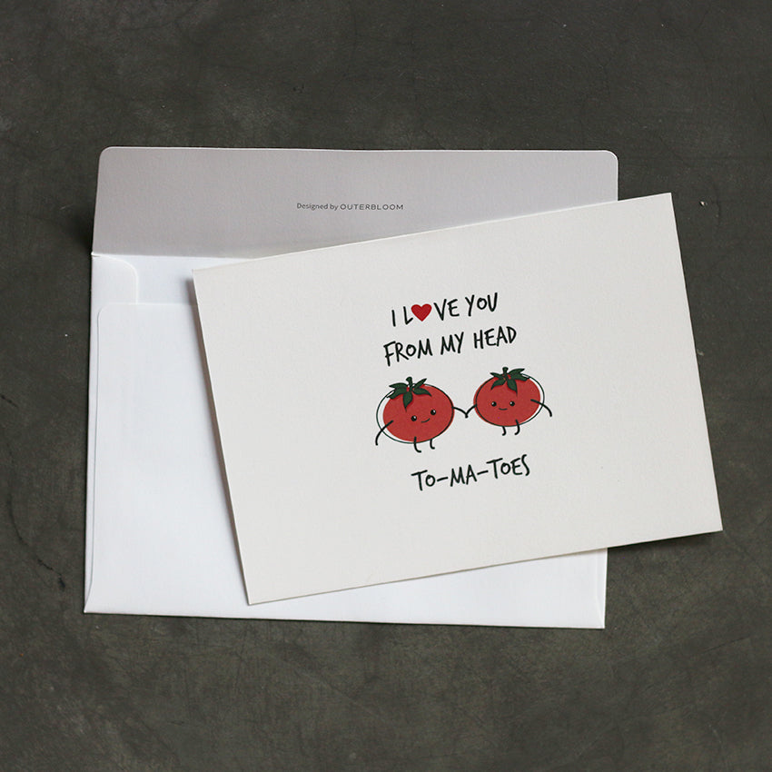 Outerbloom Cardkit I Love You To-Ma-Toes