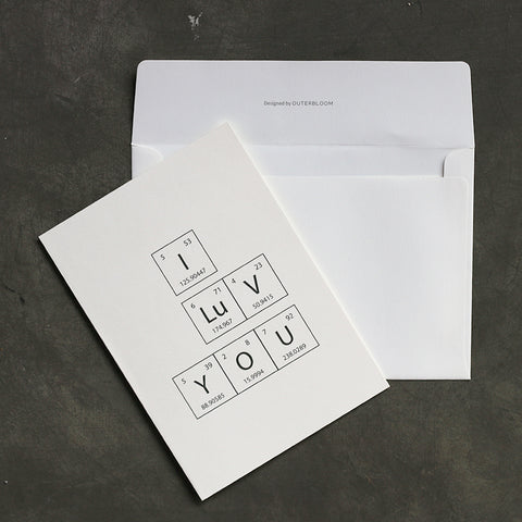 Outerbloom Cardkit I Luv You