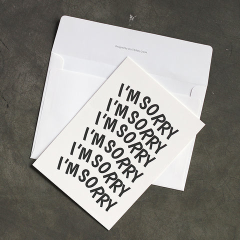 Outerbloom Cardkit Im Sorry