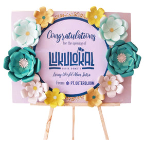 Flowery Pop Paper Flower Board