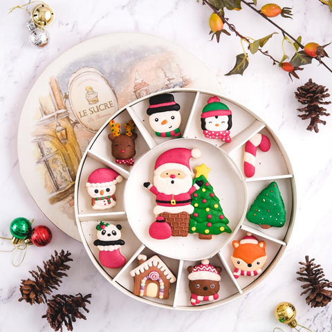 Le Sucre Christmas HoHo Santa Circle Box