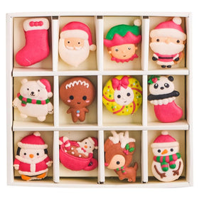Le Sucre Christmas Series Santa Box of 12