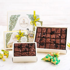 Le Sucre Fudgy Brownies with Callebaut Chocolate