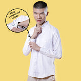 Menssentials Embroidered White Shirt